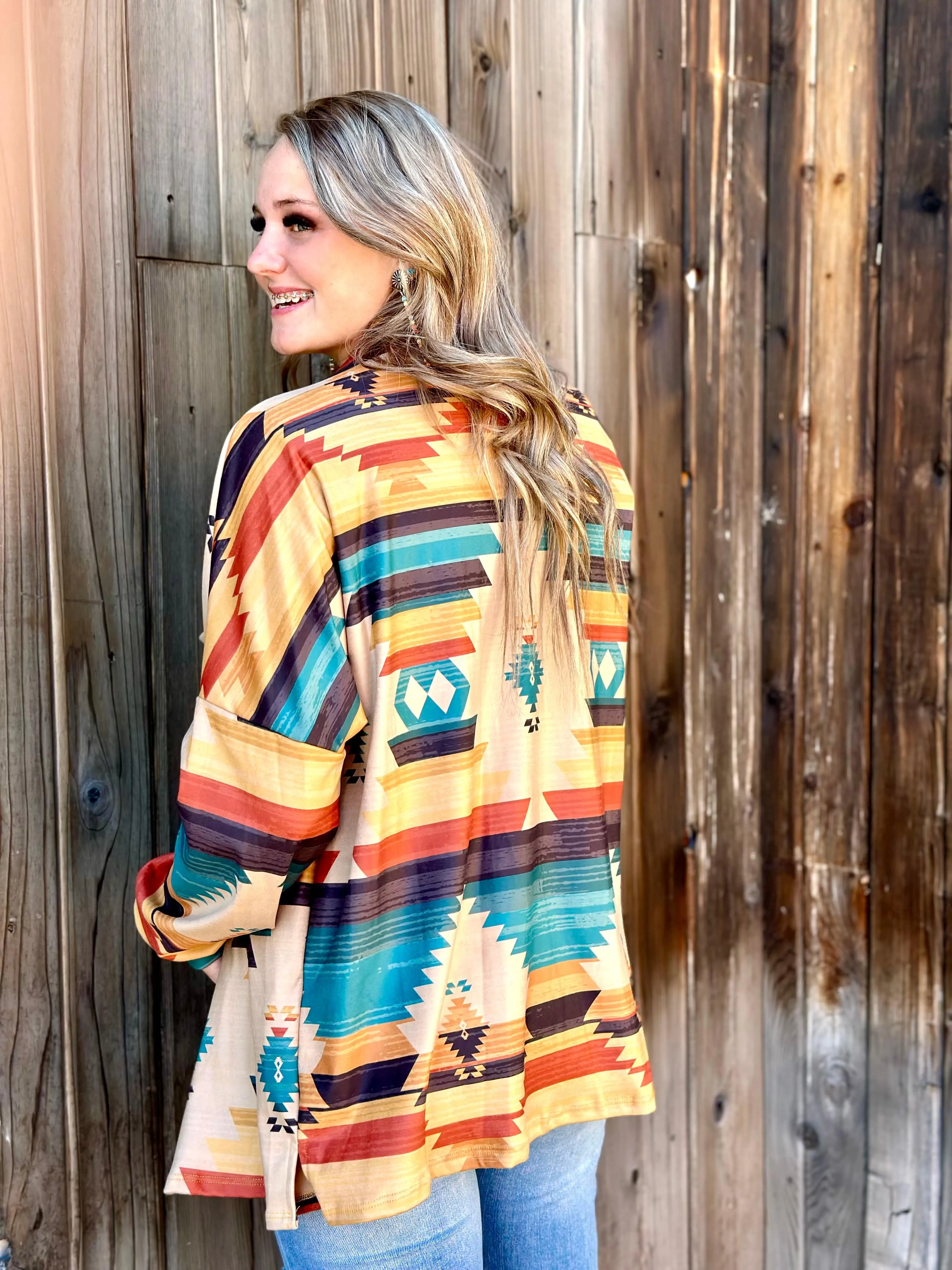 The West of Guadeloupe Aztec Shacket