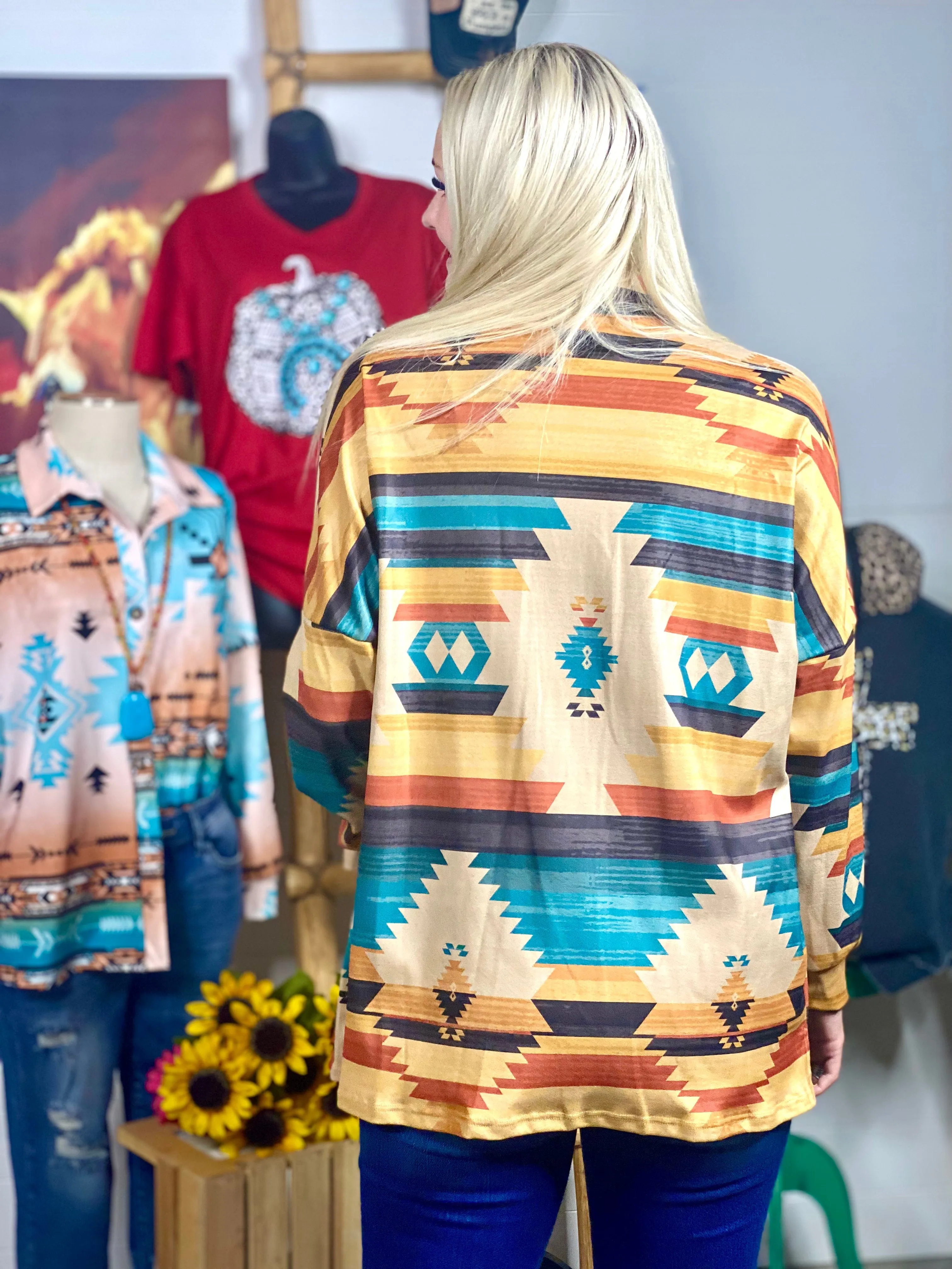 The West of Guadeloupe Aztec Shacket