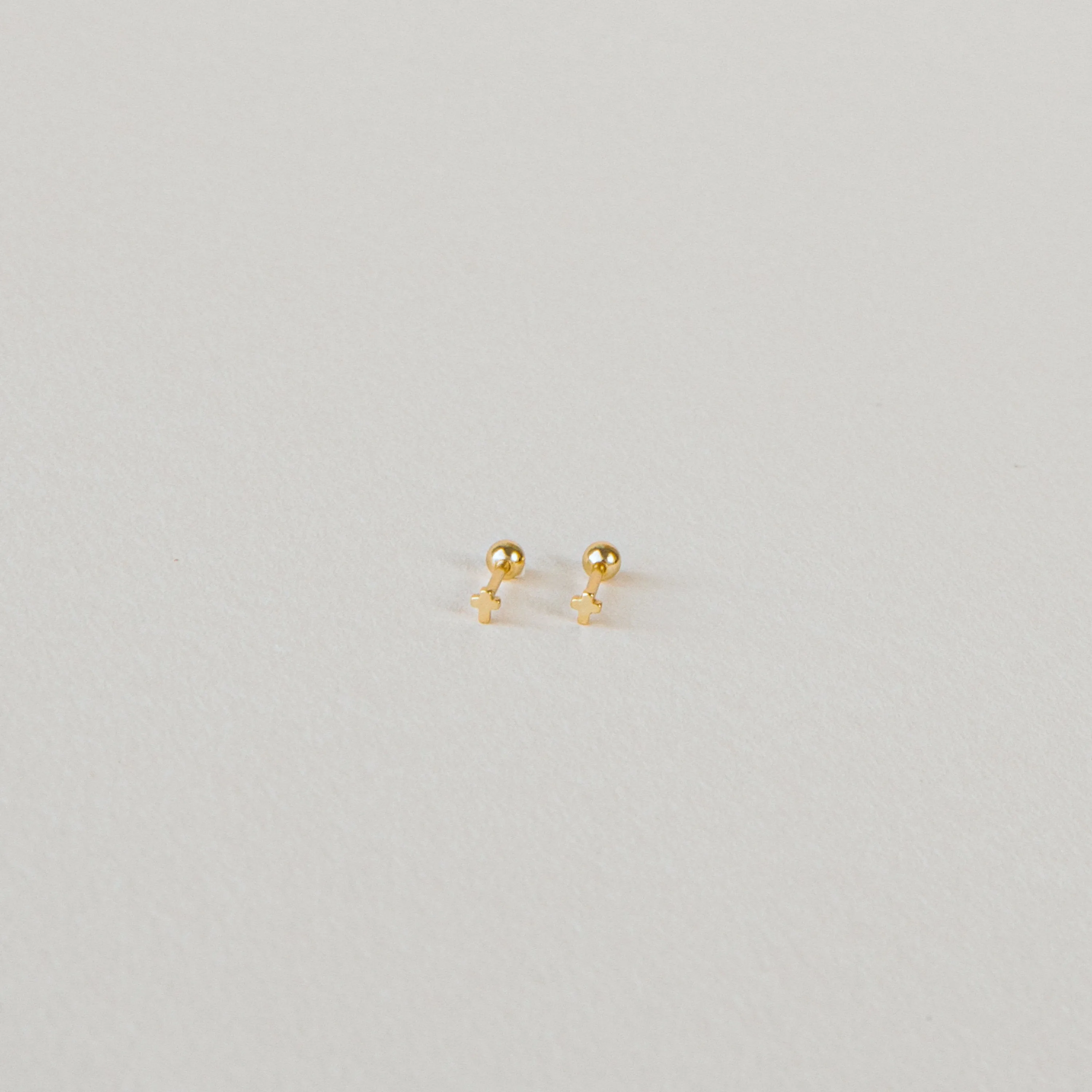 Tiny Cross Studs