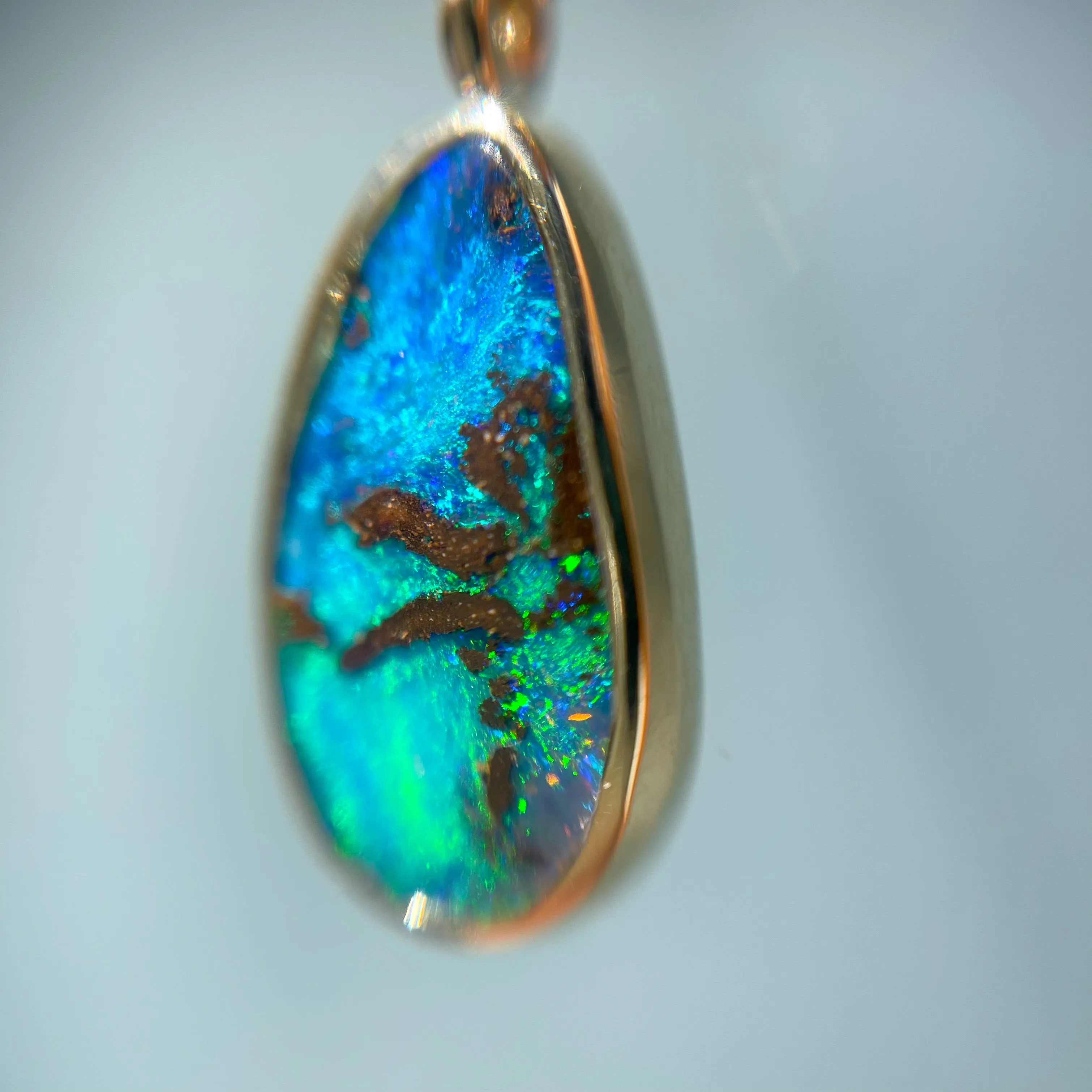 Unicorn Tear Australian Opal Necklace No. 18