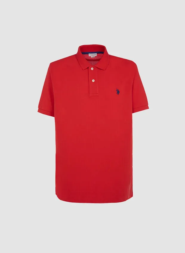 US Polo Assn Men's Polo Short Sleeve King 6142341029 256 red 