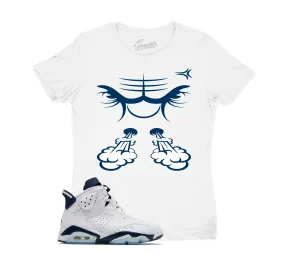 Womens - Midnight Navy 6 Raging Face Shirt