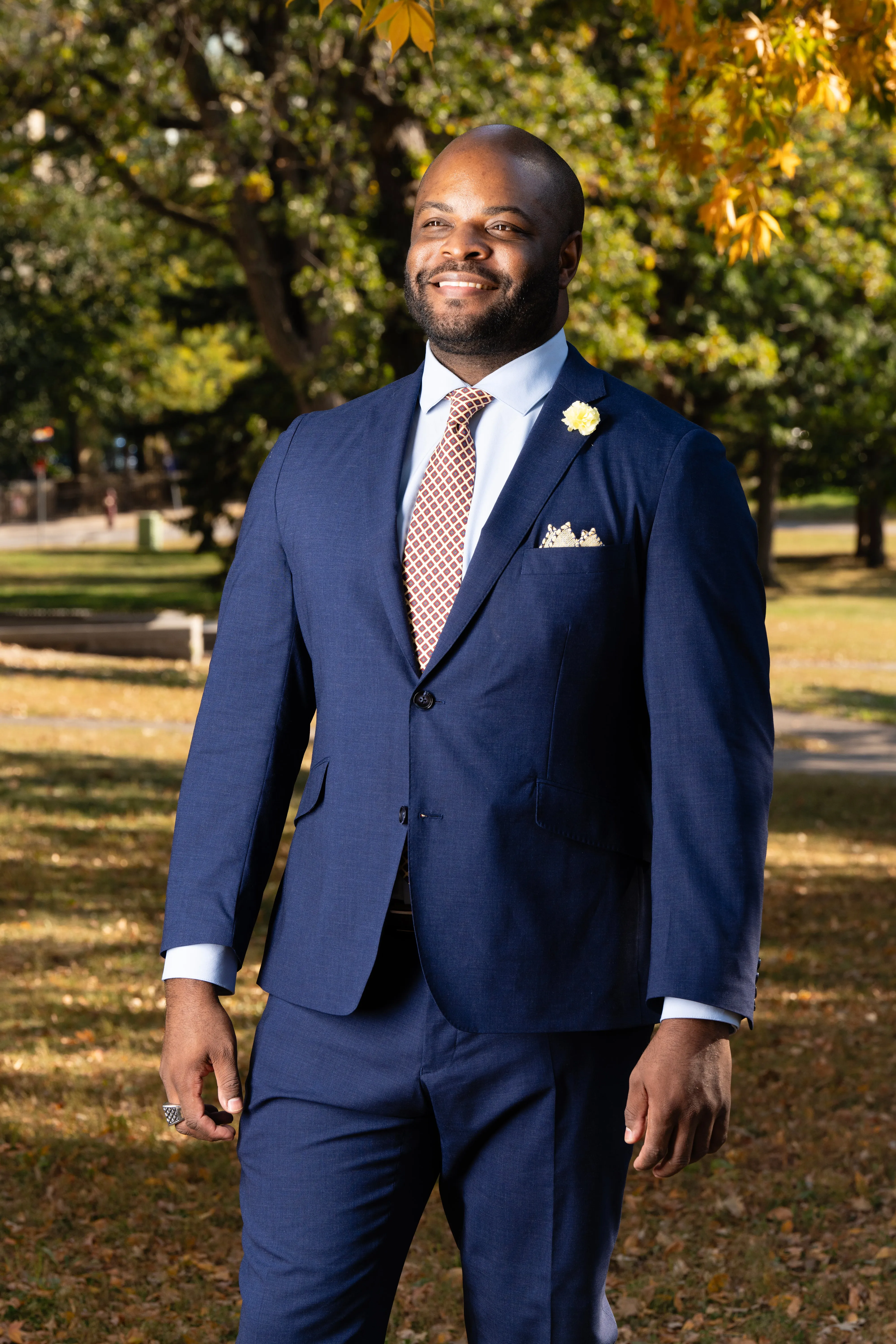 Yellow Diamond Madder Silk Tie