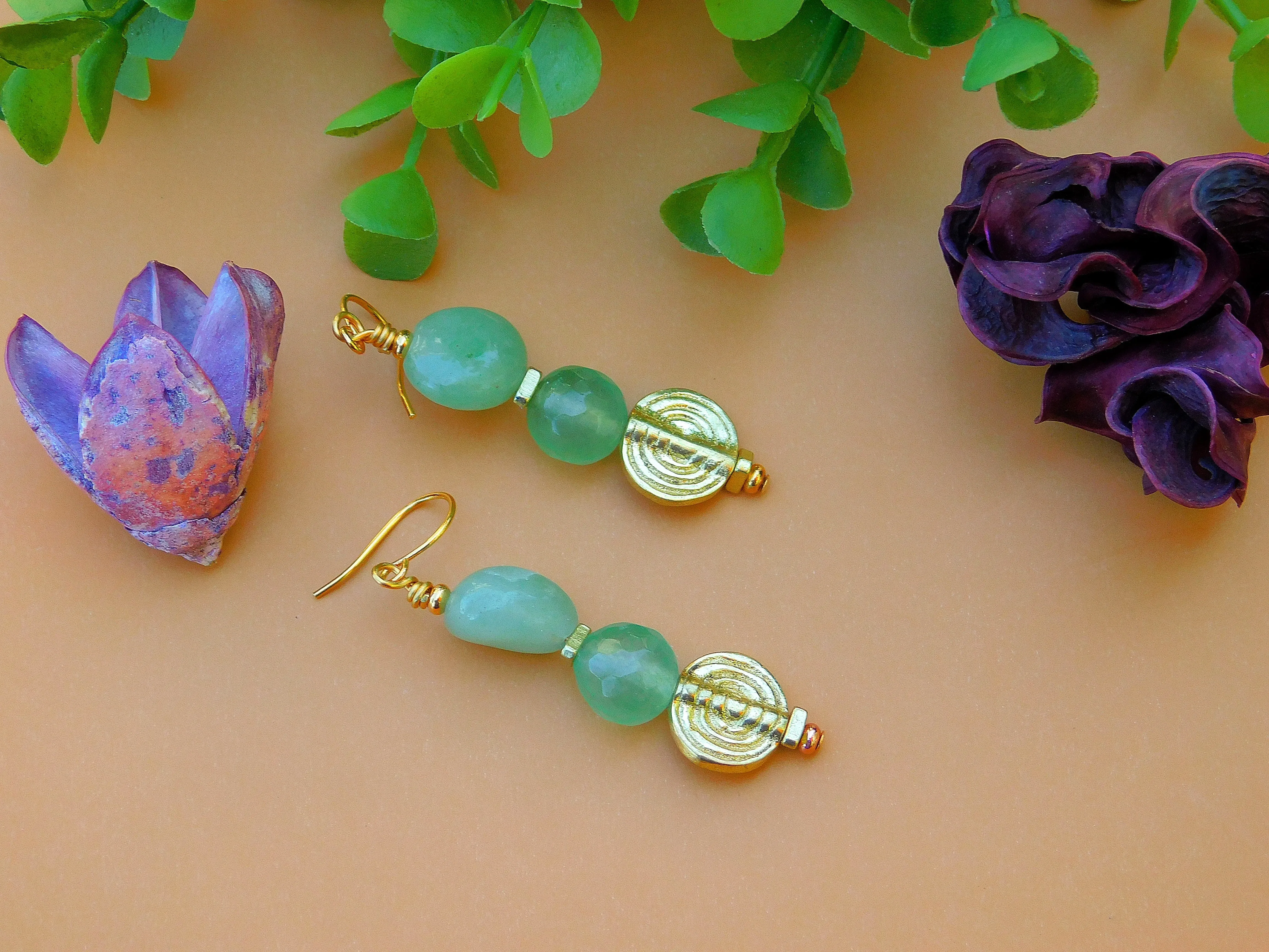 Zest for Life Aventurine Earrings