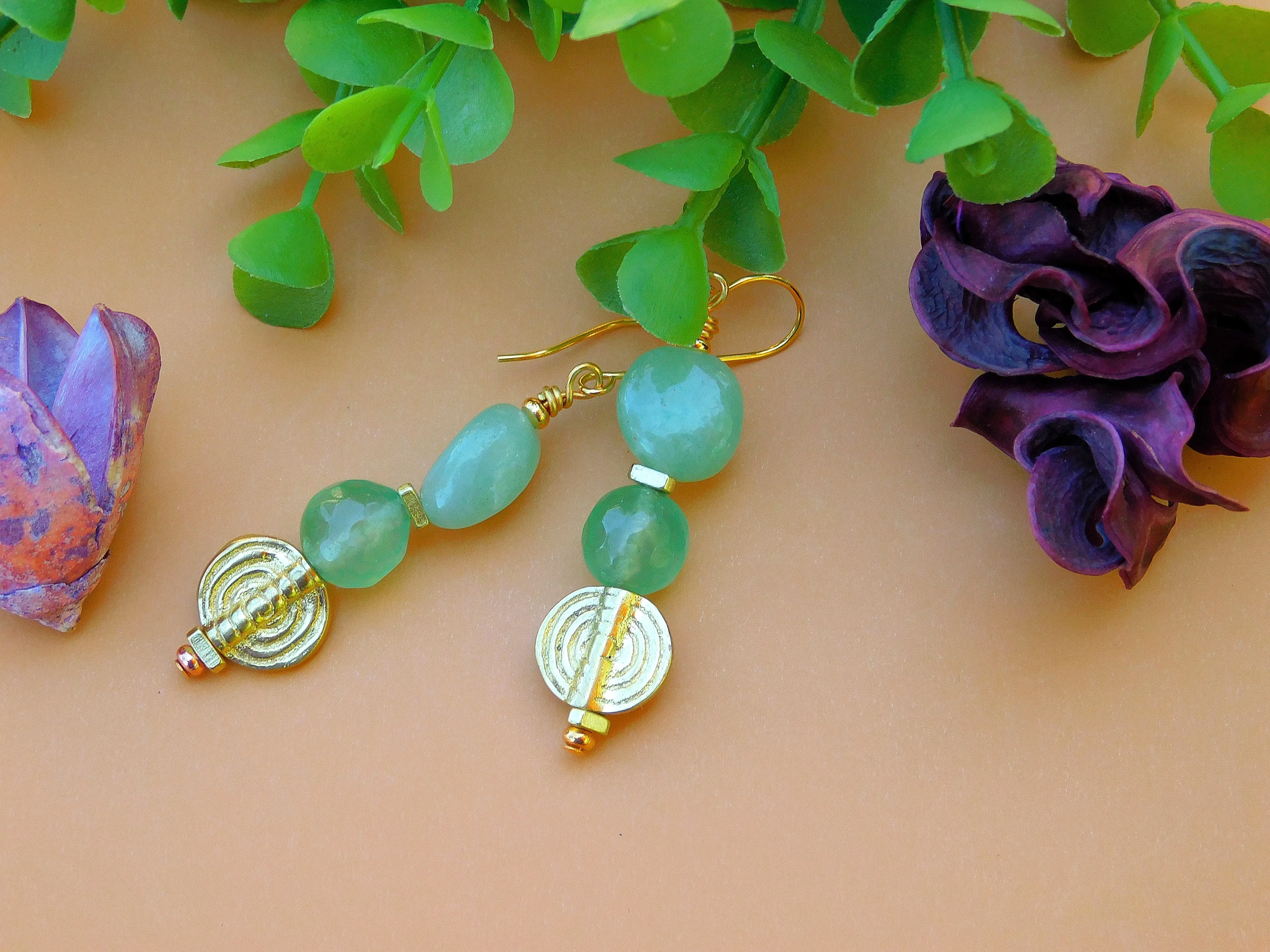 Zest for Life Aventurine Earrings